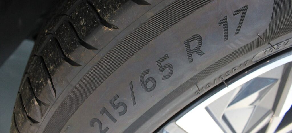 numeração do pneu